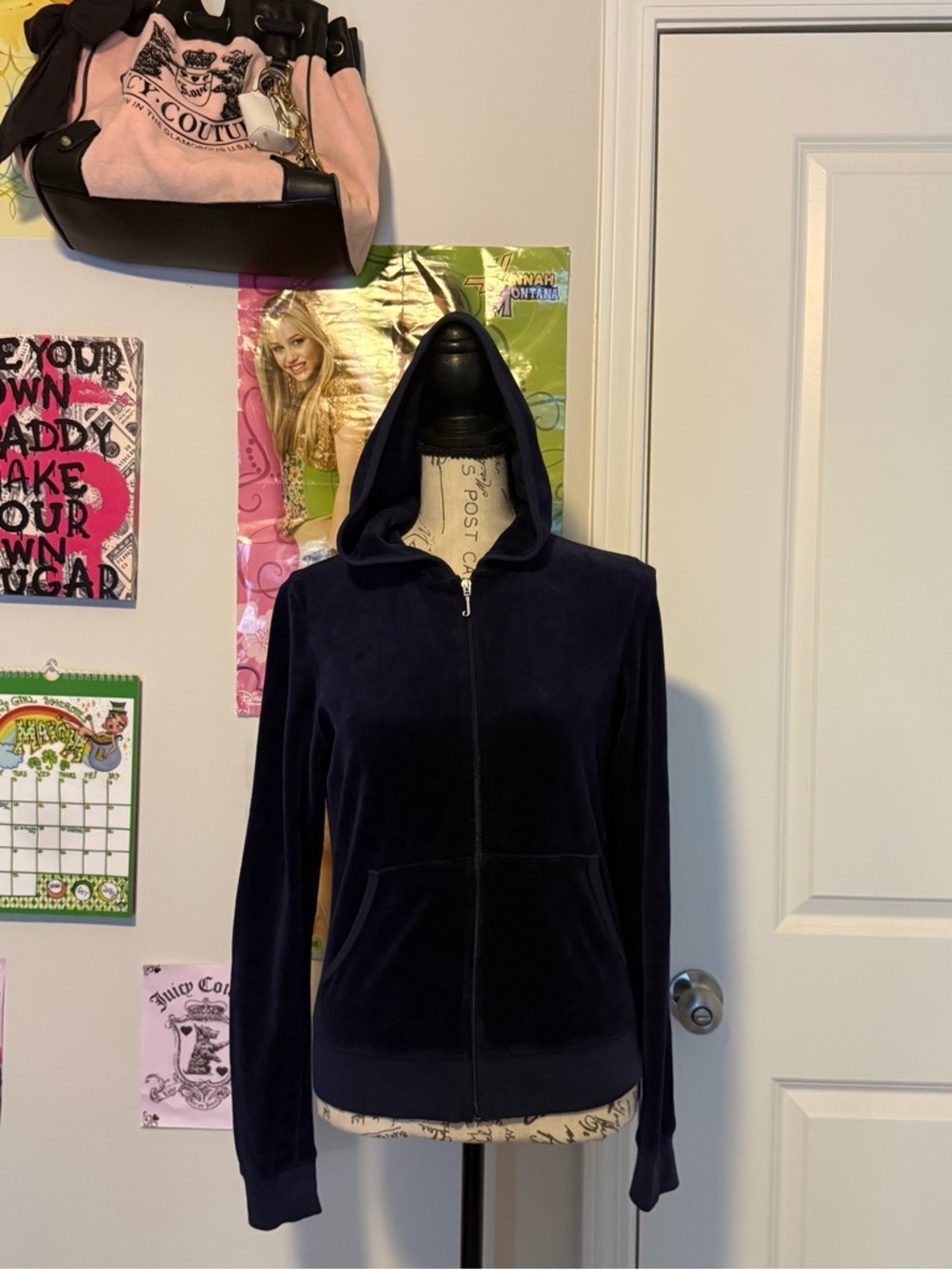 Juicy Couture Navy Zip-Up